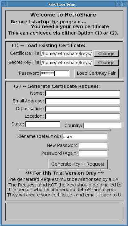 Retroshare v2.0 History Image Intro StartUp