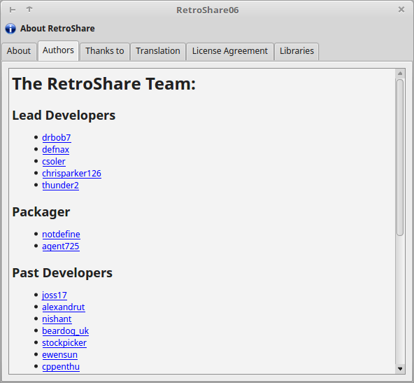 authors retroshare interface