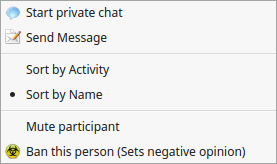 Context Menu Chat ID