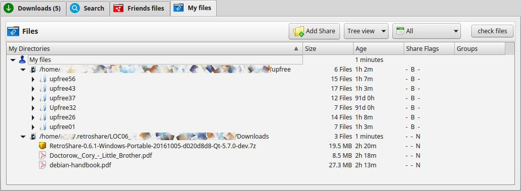 my Shared Files