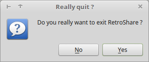 really quit interface
