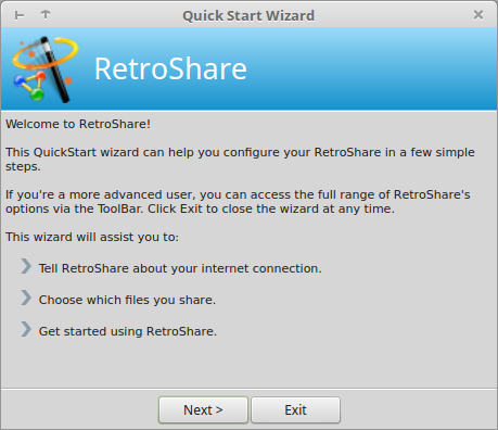 quick start wizard