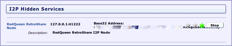 i2p Server Tunnel Finished